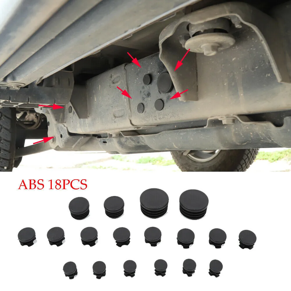 

Replacement Waterproof Cover 18pcs/kit Accessories Black Chassis Decoration