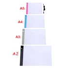 Трехуровневая диммируемая светодиодная подсветка A5A4A3A2, доска для рисования, светильник для трассировки, защита глаз, легкая для алмазной живописи