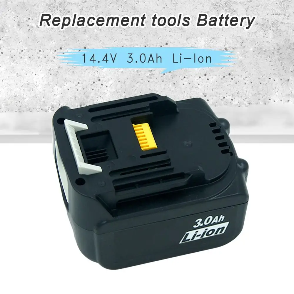 Кол во 2x14 4 V 3000 мА · ч литий ионный BL1430 Перезаряжаемые Батарея для Makita