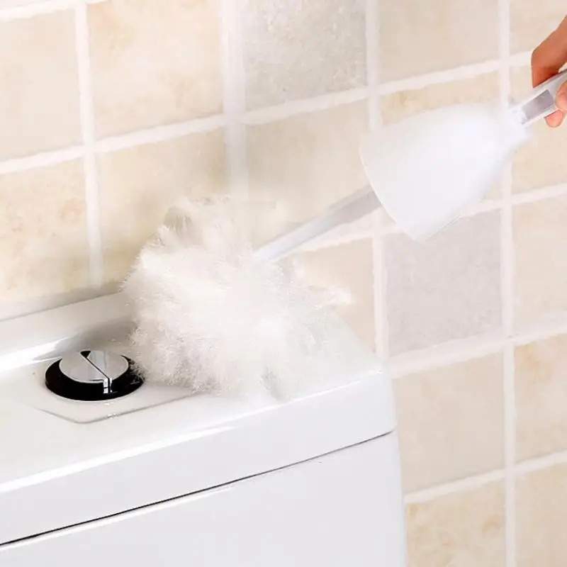 

Plastic Bathroom Toilet Sponge Cleaning Brush Long Handle Toilet Brush Lavatory Squeeze Water Brush Household Cleaning Tools