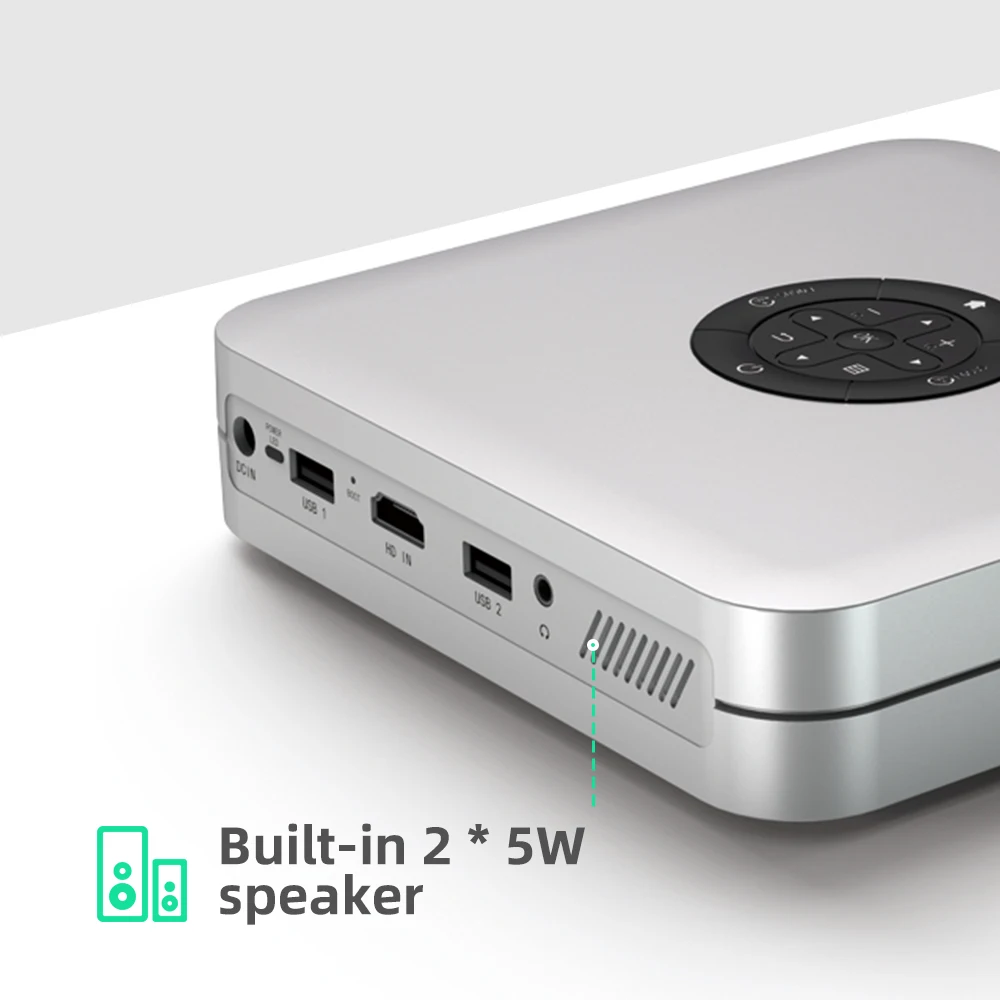 Salange K1 DLP проектор 4K 3D Поддержка Android Мини светодиодный Wifi видео домашний