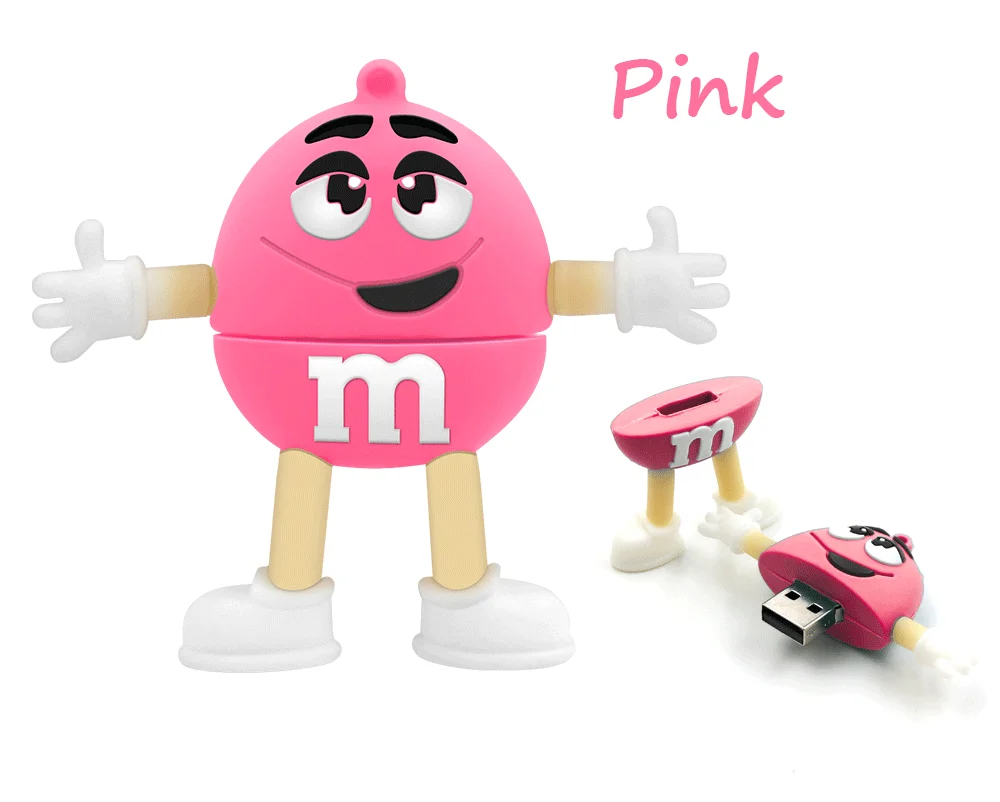 Милый флеш-накопитель u-диск 32gb 16gb 8gb rainbow beans M& M bean usb флеш-накопитель прекрасный подарок полная емкость 64gb флешка cle usb loptop