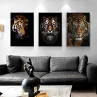 Африканский дикий тигр Плакаты и принты картина с рисунком животных настенный домашний Декор стены искусства картины для детей Гостиная Куадрос Декор