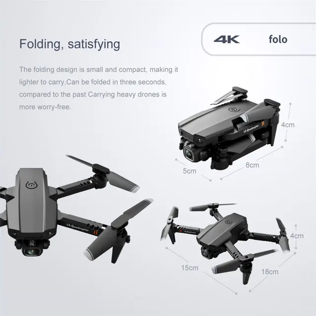 New Drone 4k Double Camera HD XT6 WIFI FPV Drone Air Pressure Fixed Height four-axis Aircraft RC Helicopter With Camera 2
