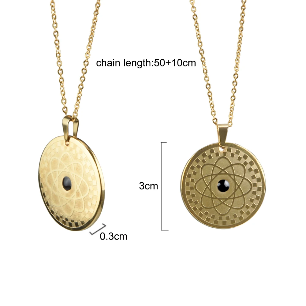 Подвески EBUTY из нержавеющей стали энергетические элегантные ювелирные украшения