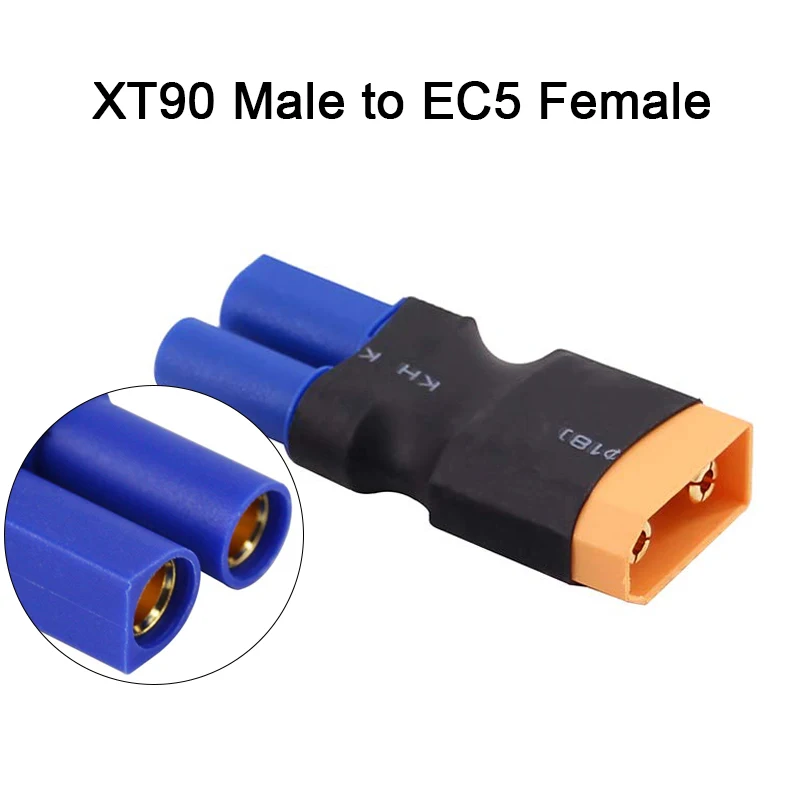 XT90 male to EC5 female adapter