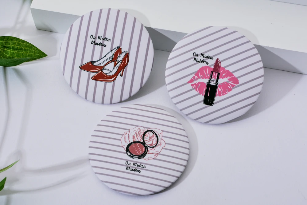 Vicney Fashion 1 шт. мини карманное косметическое зеркало компактные зеркала Espelho De Maquiagem Espejos De Bolsillo для домашнего использования в офисе
