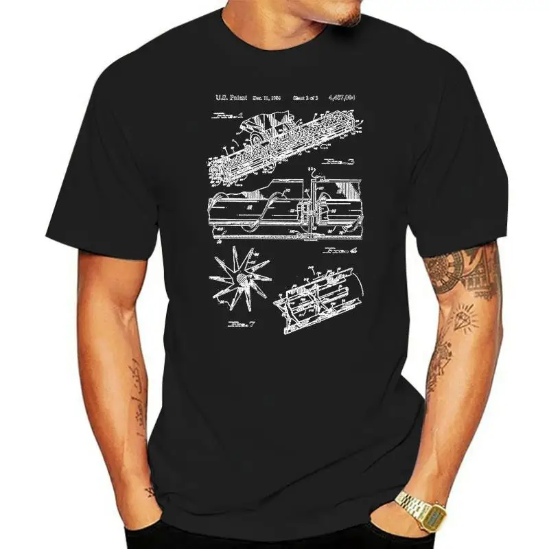 

Combine Harvester Blades Tops Tee T Shirt Farm Equipment Agriculture Farmer Gift Corn Farm Printing Men Tops T-Shirt