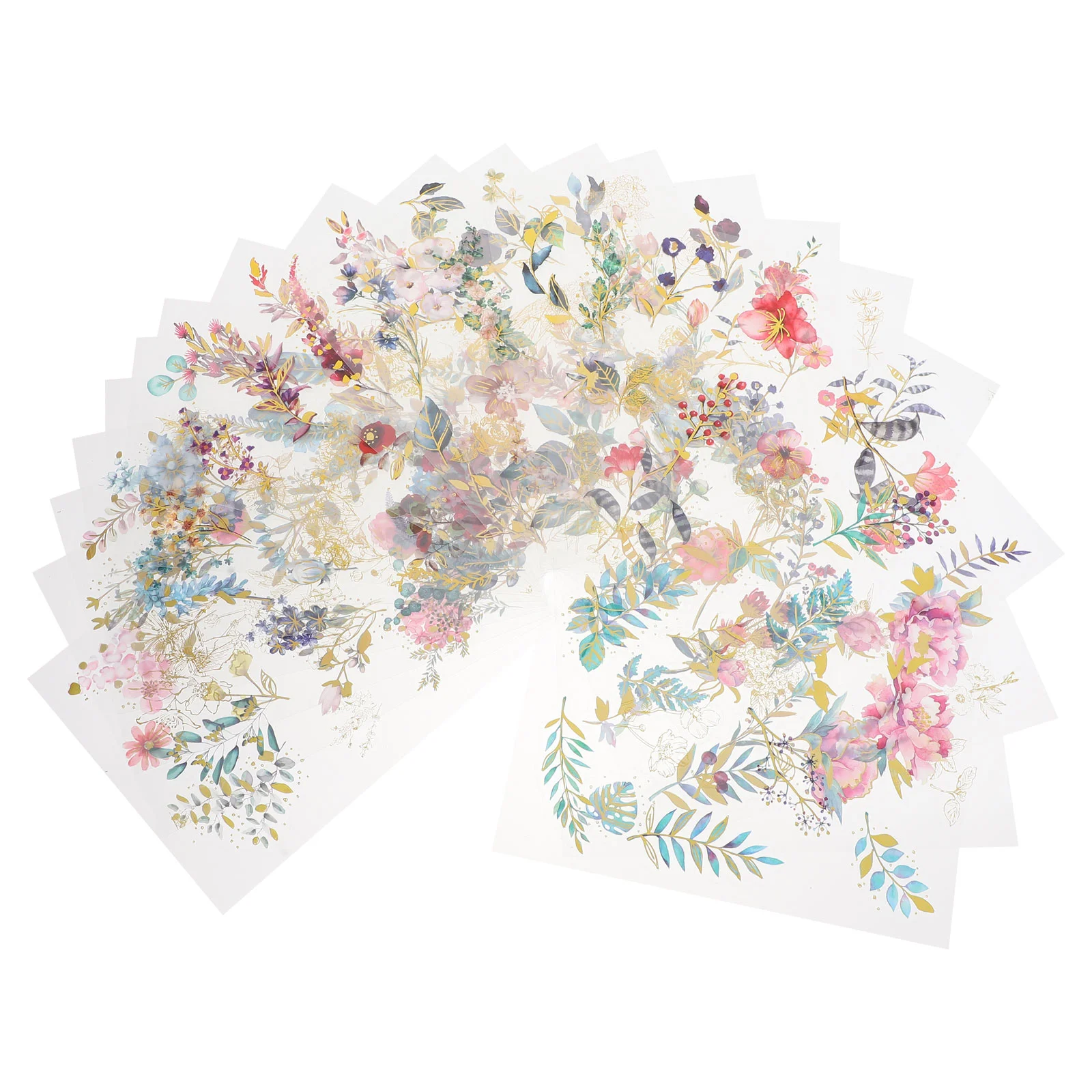 

8 комплектов наклеек для фотоальбома, наклейки с цветами, листьями, наклейки «сделай сам» для домашних животных (разные стили)