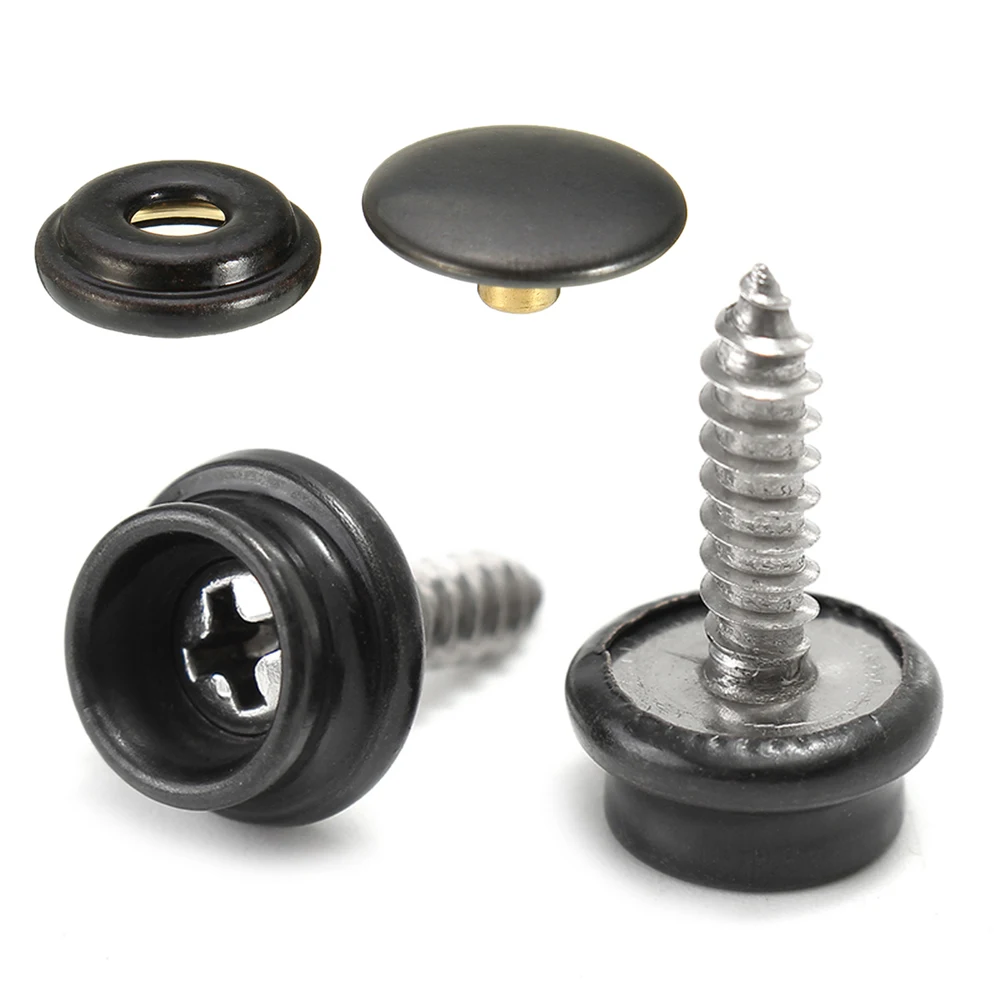 

Sockets Snap Fastener Self-Tapping Snap Button Studs Kit For Boat Cover Tent