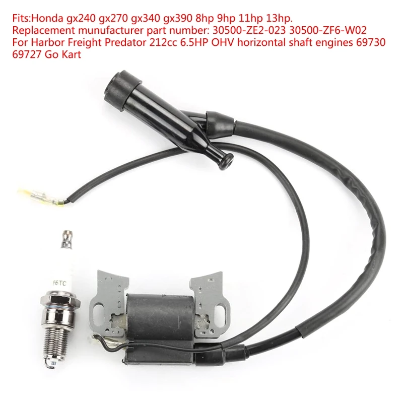 Катушка зажигания для HONDA Gx240 Gx270 Gx340 Gx390 8hpEngine газонокосилка