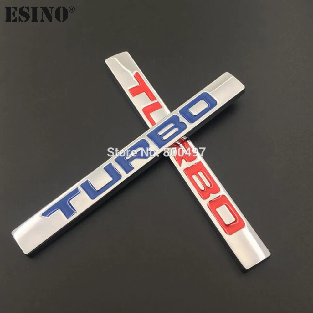 Новый автомобиль укладка Turbo Boost загрузки повышения 3D металлическая