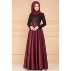 Женское платье в мусульманском стиле WEPBEL, кружевное винтажное платье с широкими рукавами и круглым вырезом, размера плюс S-5XL в этническом стиле