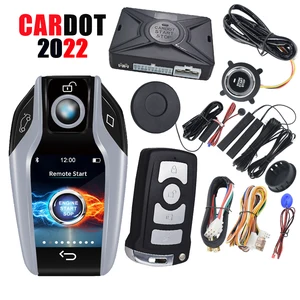 Cardot Умная Система запуска двигателя пассивная бесключевая Входная поддержка бензинового дизельного сжиженного нефтяного газа Автомобильная сигнализация