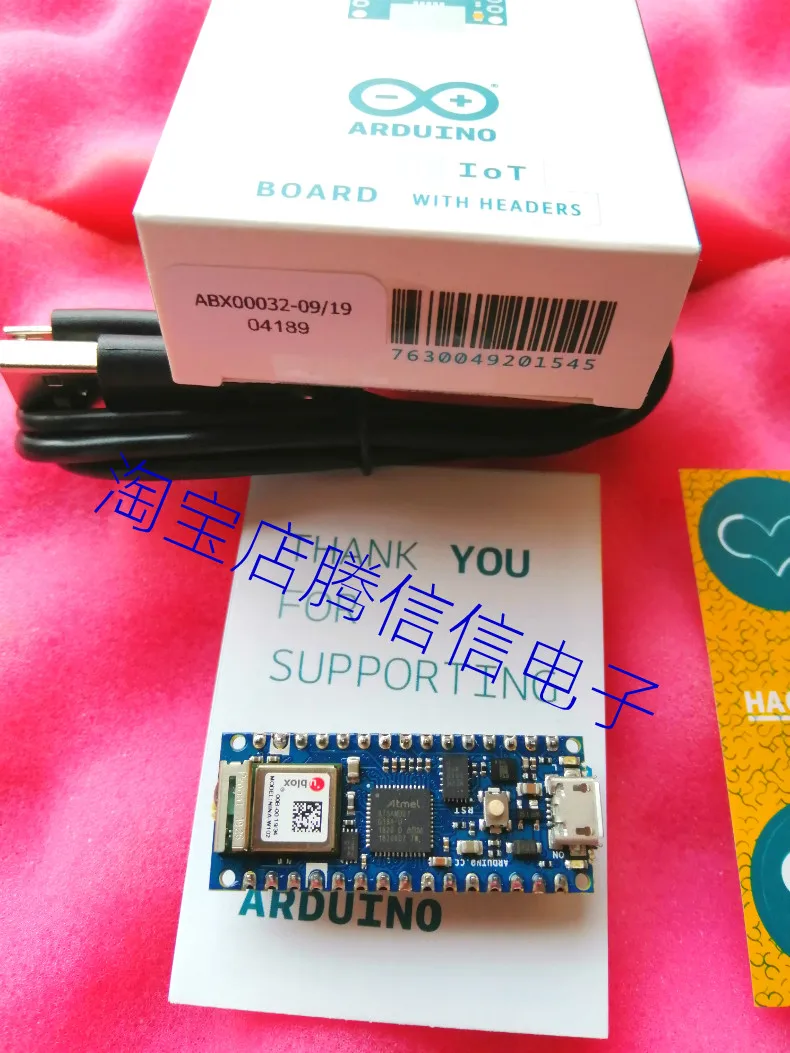 Arduino Nano 33 IoT с заголовки DEV 15589 макетная плата ABX00032|Органайзеры для кабеля| |