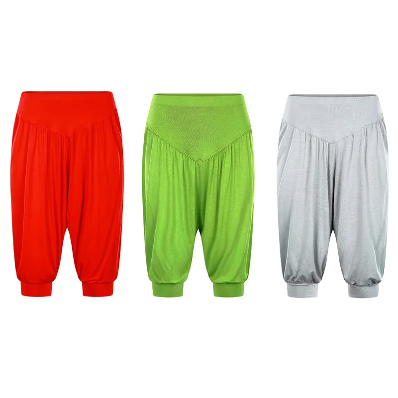 Женские Штаны Для Йоги свободные брюки для занятий йогой мягкие домашние большие