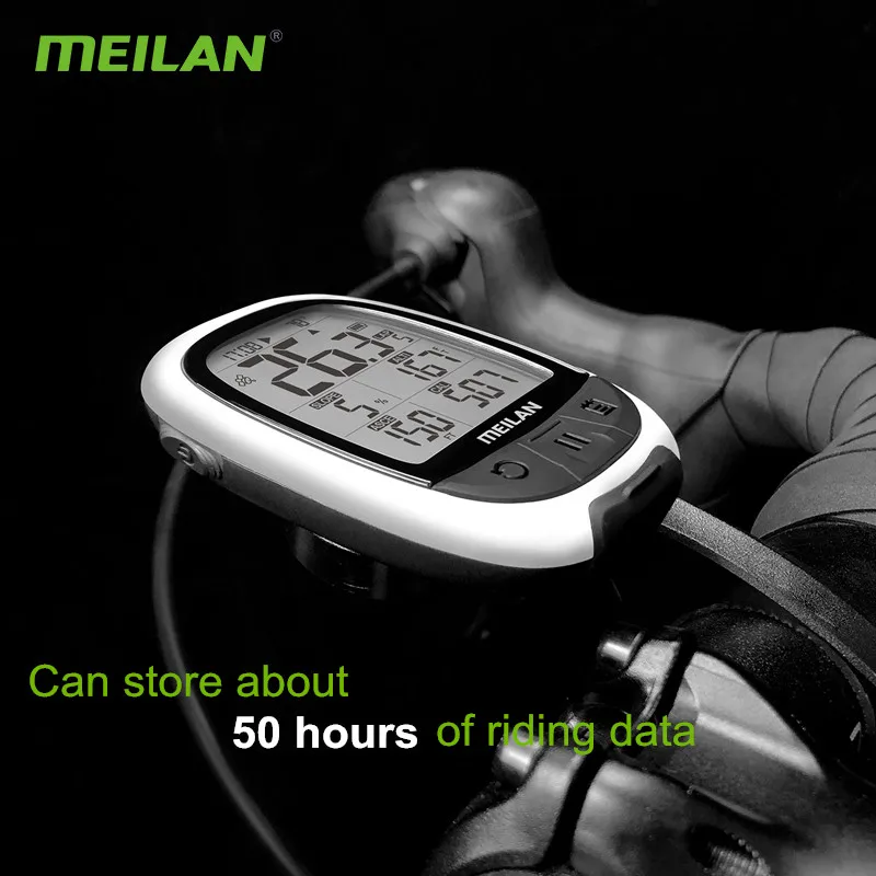 Meilan GPS велосипедный компьютер водонепроницаемый беспроводной Велосипедный