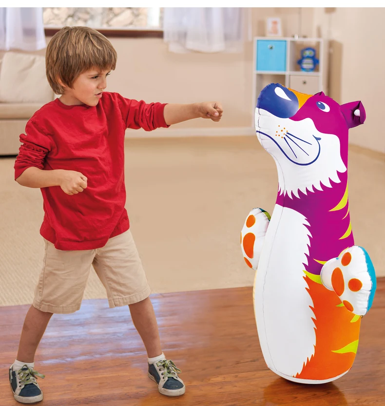 Надувная игрушка-неваляшка для детей 0-5 лет, большая развивающая игрушка, надувная игрушка-животное