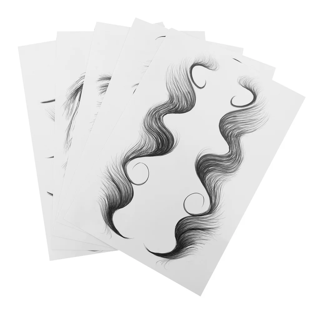 

5PCS Hairstyling Hairline Sticker Fashion Edge Temporary Hairline Sticker