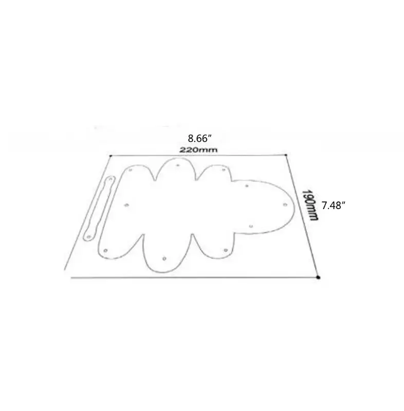 

Leather Craft Mini Bag Coin Purse Sewing Pattern Acrylic Stencil Template Kit