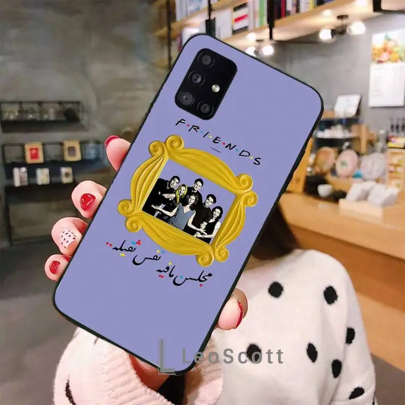 

Friends tv series Purple door Phone Case For Samsung A40 A50 A51 A71 A20E A20S S8 S9 S10 S20 Plus note 20 ultra 4G 5G