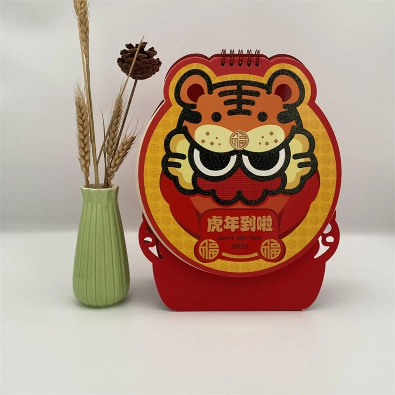 Милый Настольный ежемесячный календарь с Лунной датой на солнечных батареях для