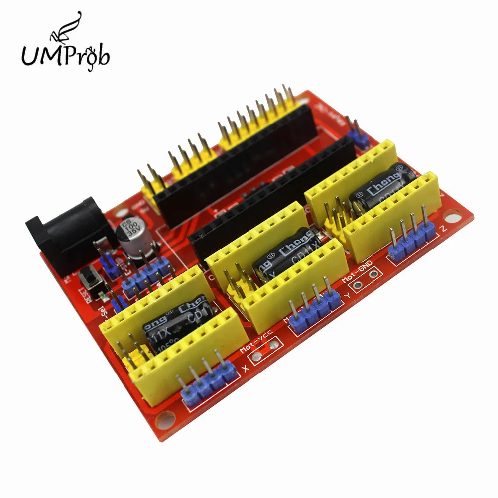 Щит с ЧПУ V4 + 3 шт. драйвер A4988 Nano CH340 для arduino CNC 3D принтера|Интегральные схемы| |