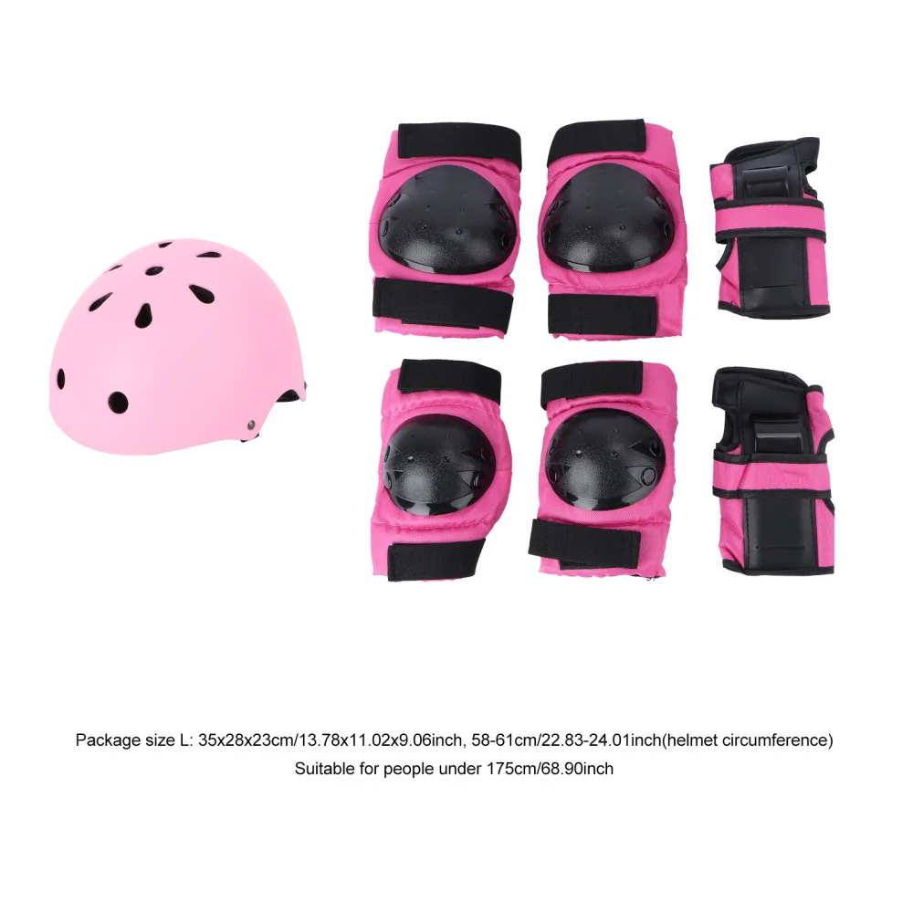 

1 Set Child Adult Roller-skate Protection Gear Helmet Balance Car Skating Skiing Roller Protector Sports Helmet Protectors Kit