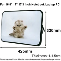 laptop case cover 16 8 17 inch fundas computer bag 17 3 inch prints sleeve notebook pouch bolsa for asus xiaomi lenovo thinkpad
