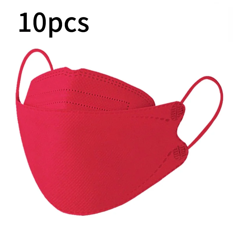 

Маски одноразовые трехслойные из нетканого материала для косплея, 10 шт.