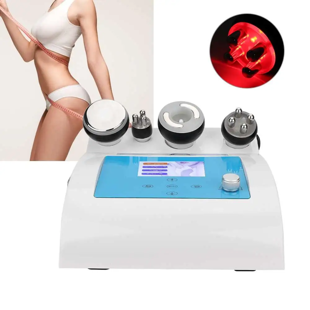 

Ультразвуковой вакуумный прибор для похудения 4 в 1, прибор для сжигания жира, формирования тела, укрепления кожи, ухода за кожей, косметичес...