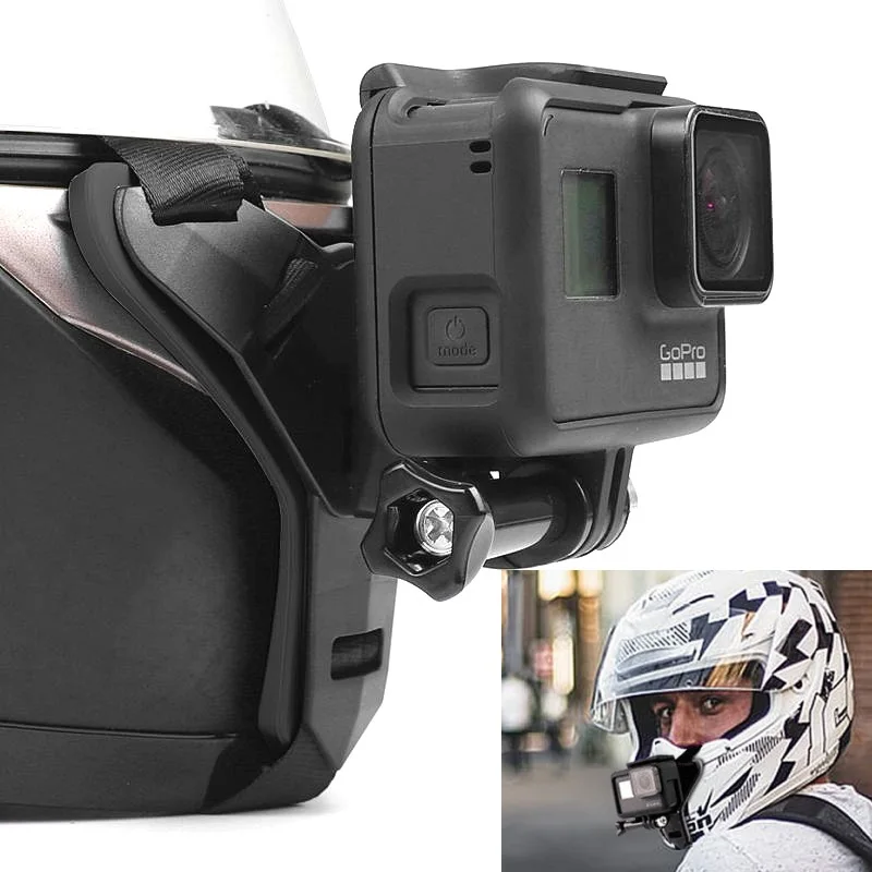 Аксессуары для Gopro Hero 98765 мотоциклетный шлем передний подбородок фиксированный
