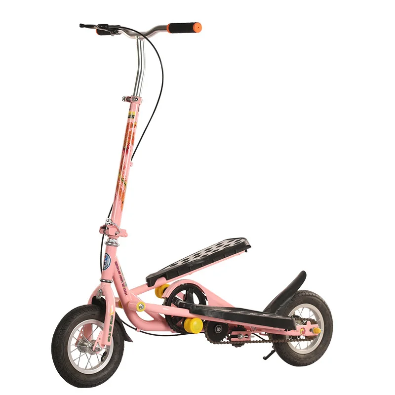 Pedal Scooter Folding Bi-wing Bicycle Leisure Fitness Two-wheeled Walking Balance Scooter Outdoor Fitness Equipment Exercise XS