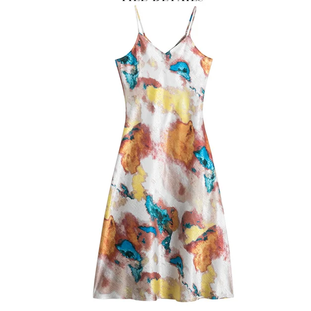 Сексуальное женское платье в горошек летние женские платья на бретельках с