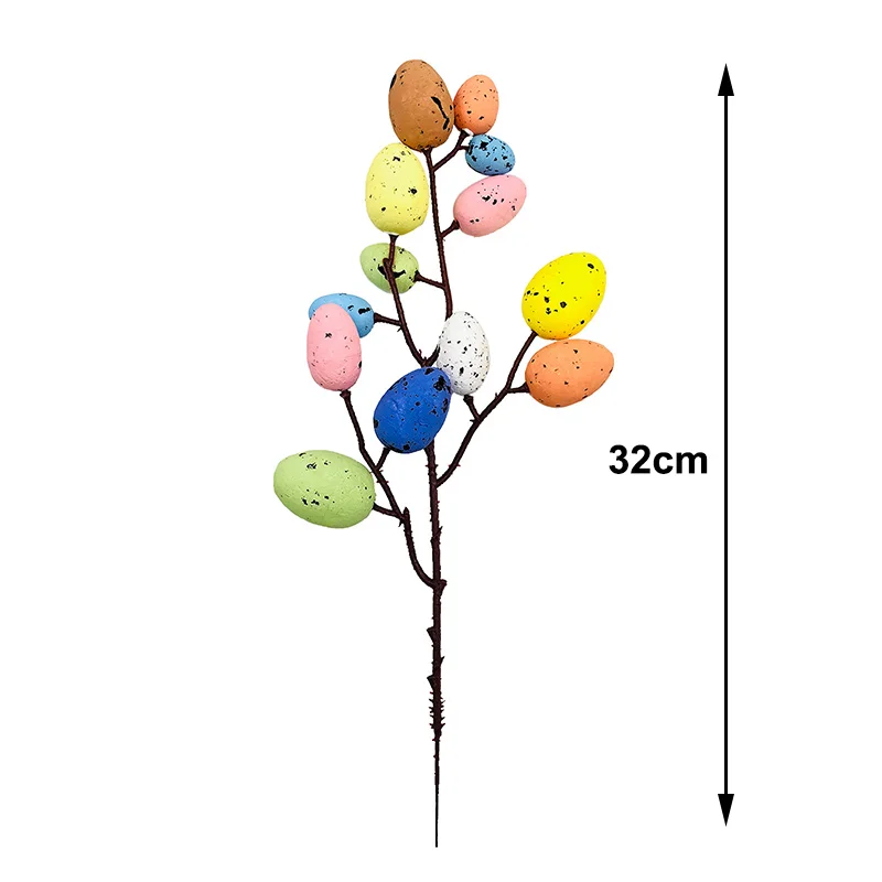 2 шт. 32 см Пасхальные яичные ветки цветочные медиаторы пасхальные украшения для