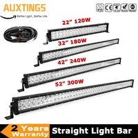 22 32 42 52 120w 180w 240w 300w led work light bar offroad combo beam 9v 30v for 4x4 4wd suv atv boat truck cars