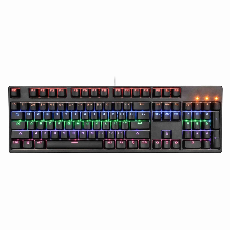 Игровая механическая клавиатура с подсветкой геймерская Rgb для компьютера ПК