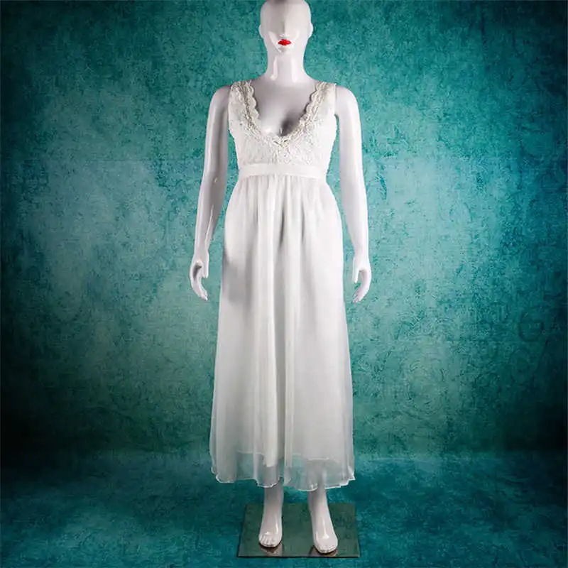 

Beautiful Long 6-18 Retro Bridesmaid Champagne Party Lace Ball Dress Wedding Gowns Evening Size M-XL