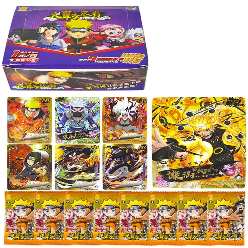 Naipes-Cartas de papel de cartas para ni&ntilde;os, juego de cartas de un juego, perif&eacute;rico de anim&eacute;, colecci&oacute;n de personajes, regalo para chico-4