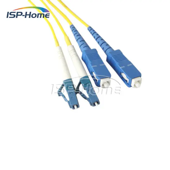 20 м LC/UPC SC/UPC Дуплекс 2 0 мм одномодовый волоконный кабель оптический патч корд LC SC