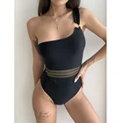 Женский купальник с высокой талией, Цельный купальник с V-образным вырезом, с леопардовым принтом, пляжная одежда, 2021