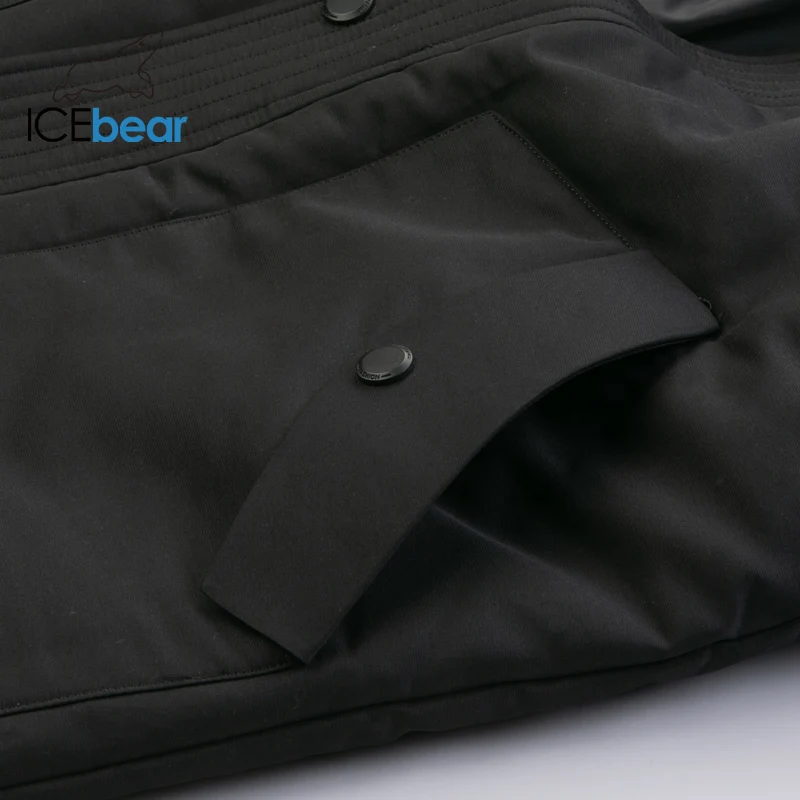 ICEbear Брендовое мужское пуховое пальто, Повседневная модная зимняя куртка для мужчин, Мужское пальто с капюшоном, мужская верхняя одежда, мужская одежда MN418859P