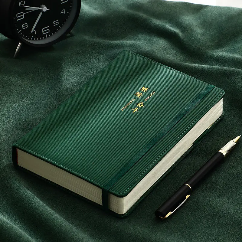 

2022 A5 192pages Notebook Super Thick College Students A5 Leather Business Notepad Stationery Retro B6 Diary