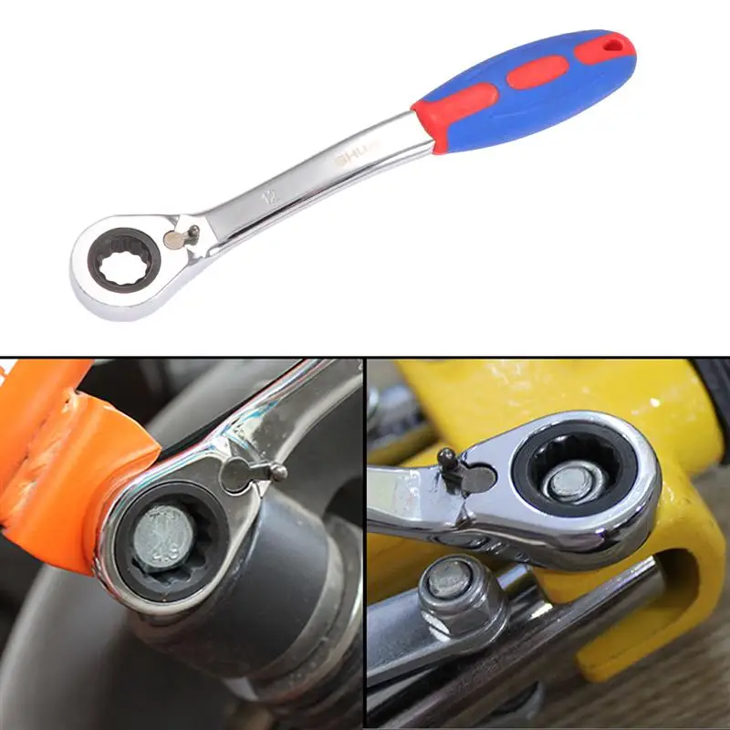 Ключ с храповым механизмом премиум класса двухсторонний ключ простой в