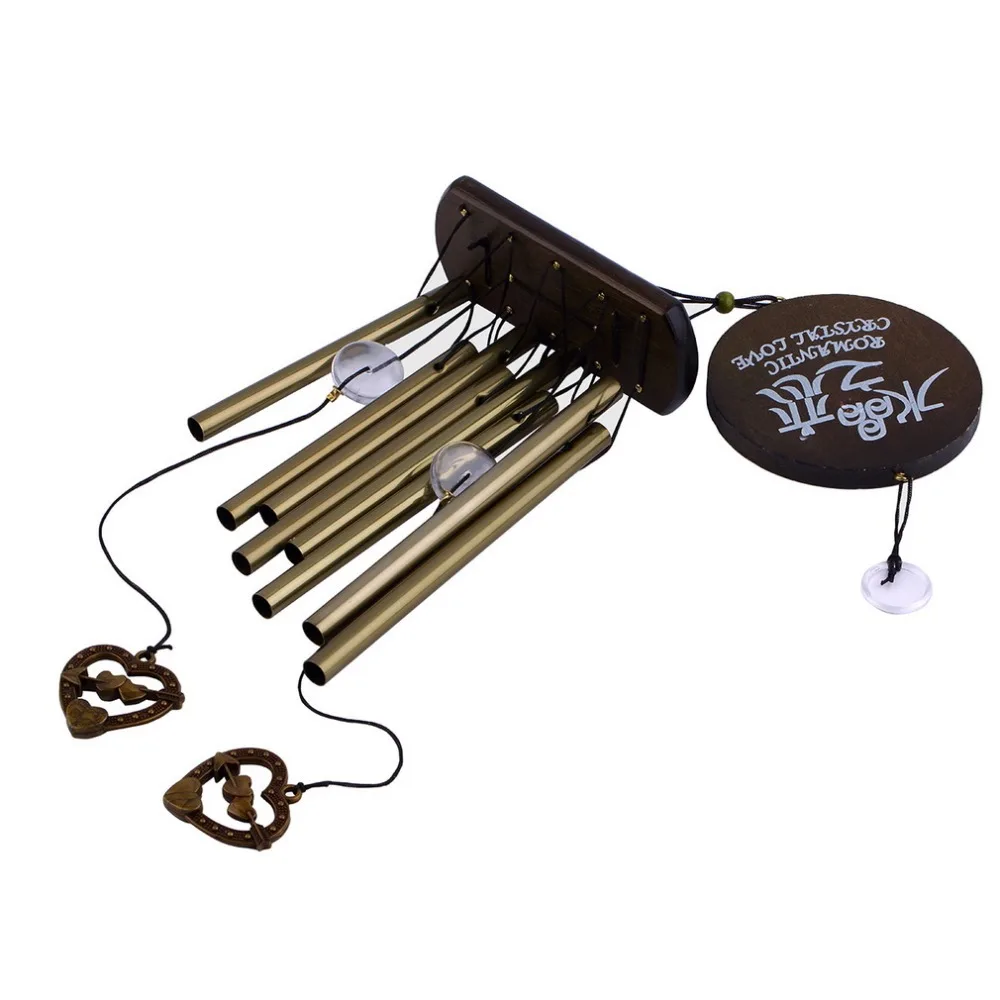 

Новинка 2018, удивительное качество, удивительная античная бронза, 8 трубок, деревянная часовня, церковные колокольчики, ветряные колокольчик...