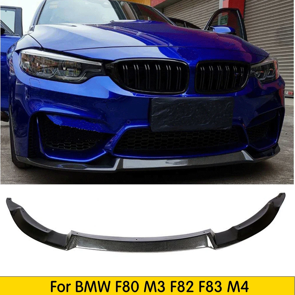 Разветвитель переднего бампера для BMW F80 F82 F83 M3 M4 2014 up Стайлинг автомобиля из