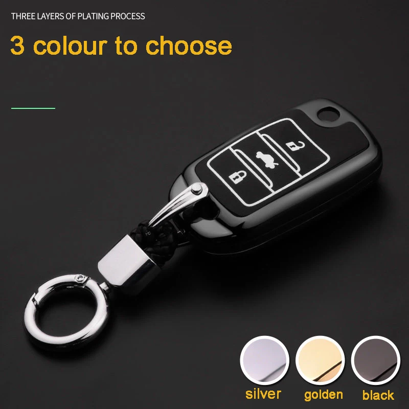 Люминесцентный цинковый сплав Кожа PU чехол для ключа автомобиля оболочка брелок