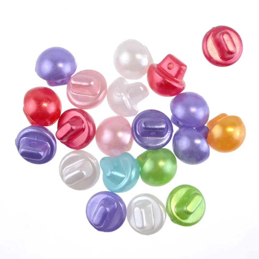 50 шт. пластиковые круглые черные пуговицы с одним отверстием декоративные