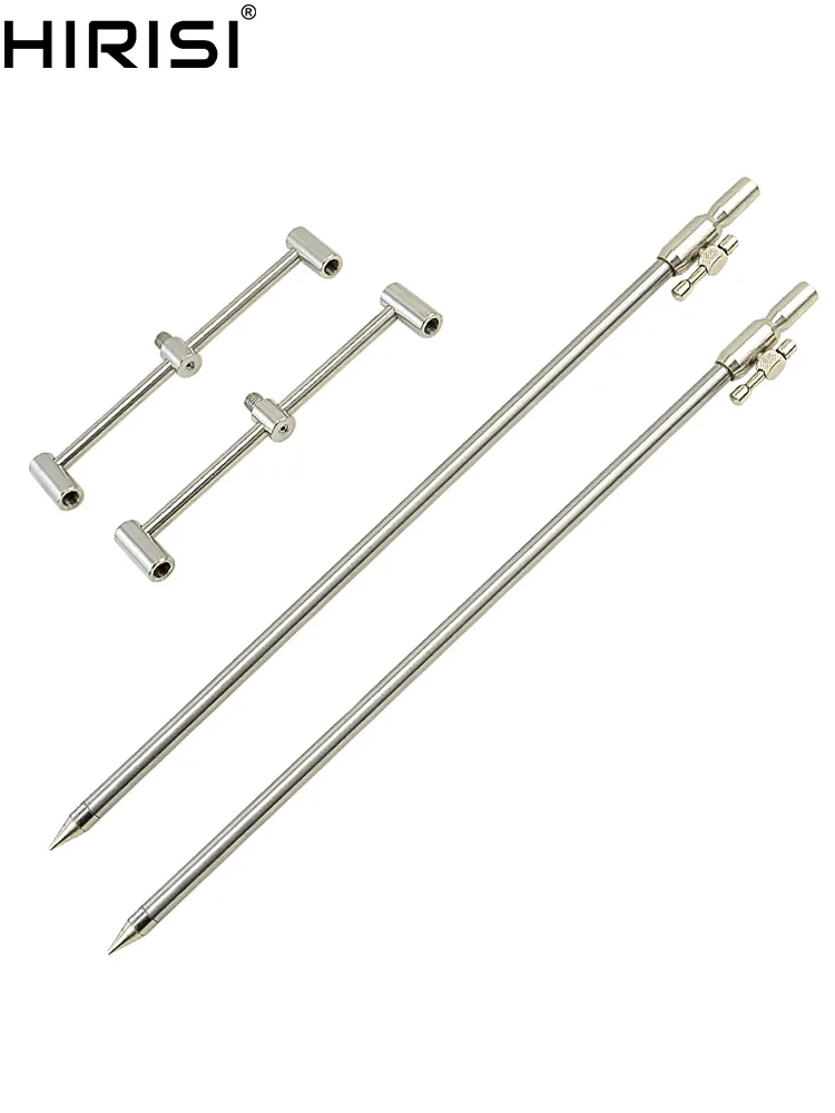 Stainless Steel Carp Fishing Rod Pod With 2 Piece Bank Sticks And 