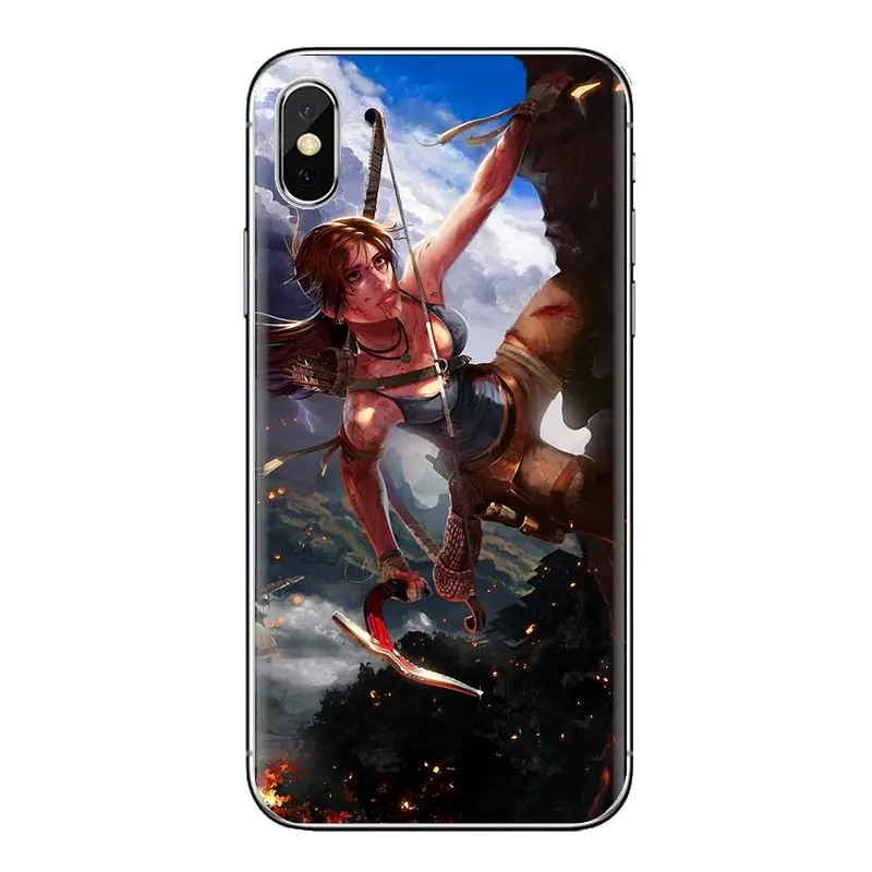 Чехол для мобильного телефона Xiao mi 4 5 5s 6 A1 A2 5X6X8 9 Lite SE Pro Max Mix 2 3 2S Lara Croft Tomb Raider с